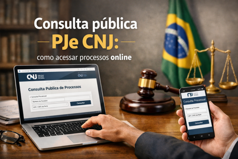Consulta pública PJe CNJ: como acessar processos online