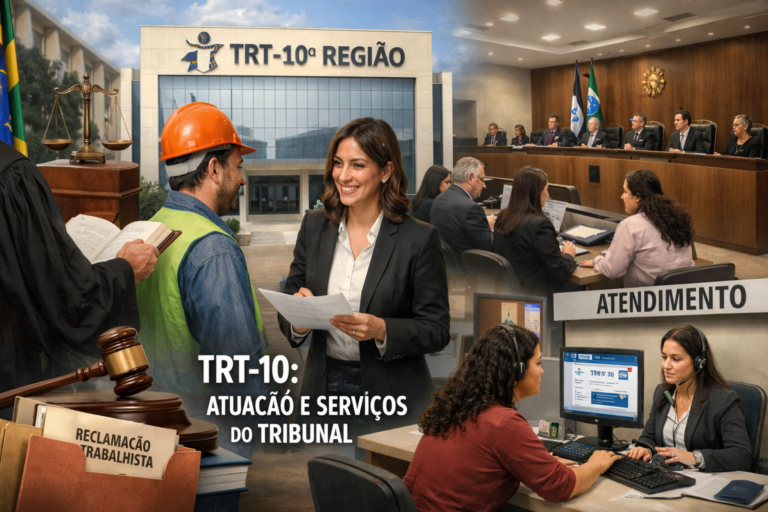 TRT-10: atuação e serviços do tribunal