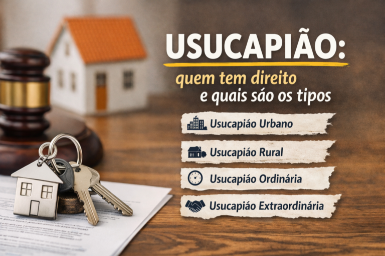Usucapião: quem tem direito e quais são os tipos
